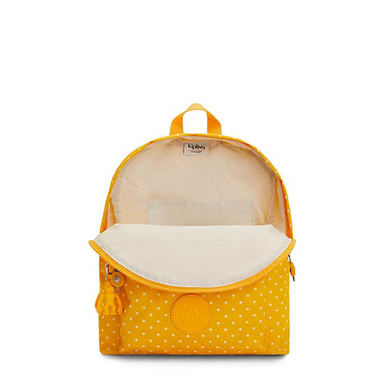 Kipling Reposa Printed Rugzak Geel | BE 1607EB